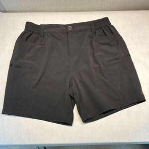 Willit Black Shorts Button Front Size Medium Cargo Pockets Hiking Outdoors